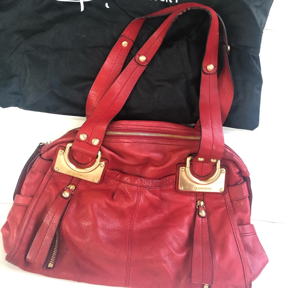 B.Makowsky Red purse
